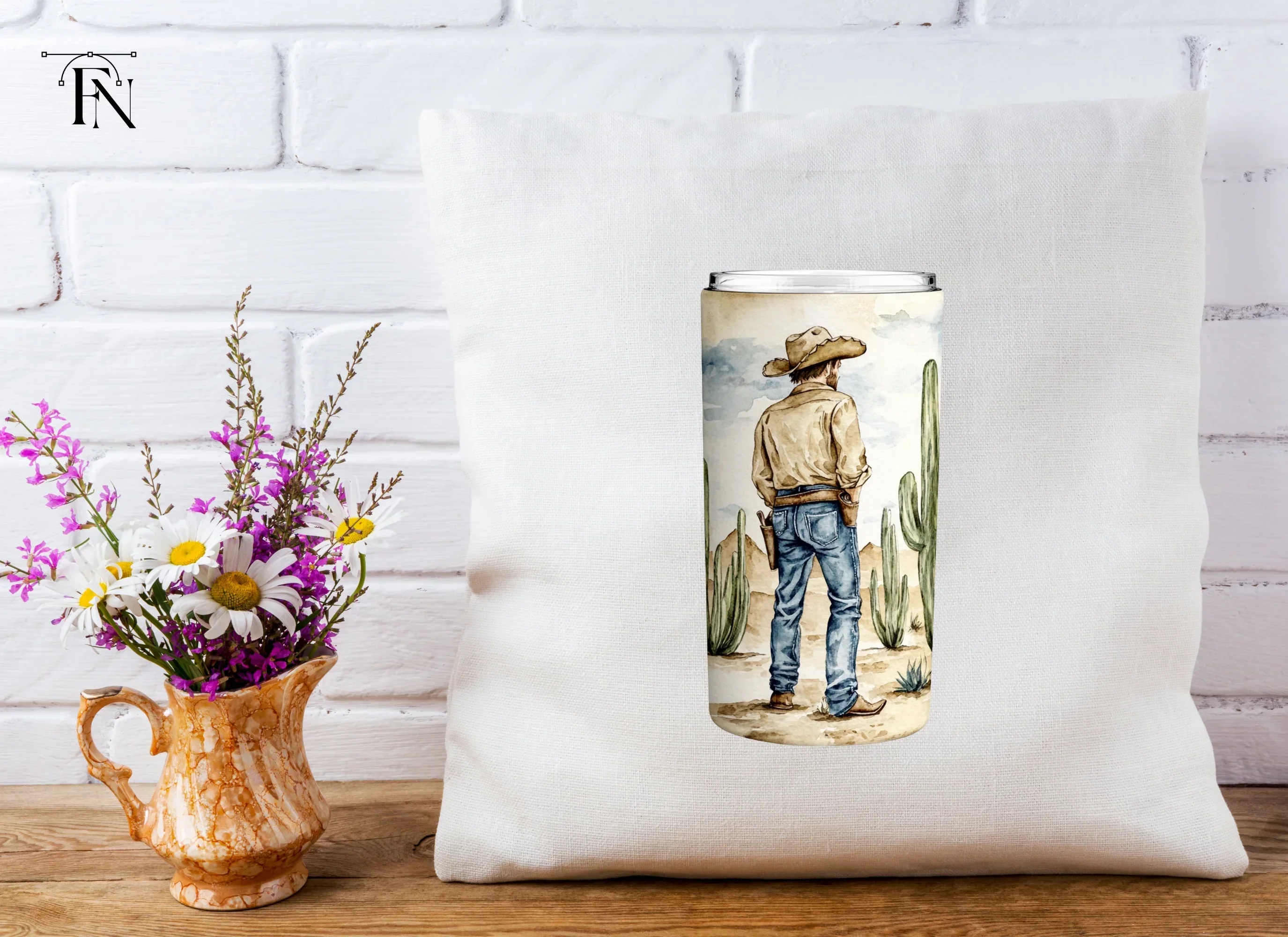 Cowboy Desert Landscape Clipart Bundle - Image 4