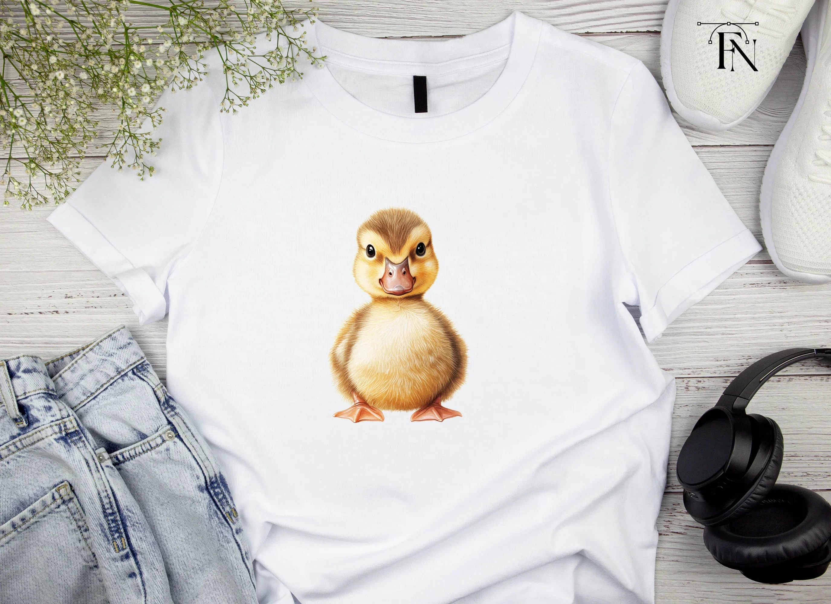 Cute Baby Duckling Clipart Bundle - Image 3