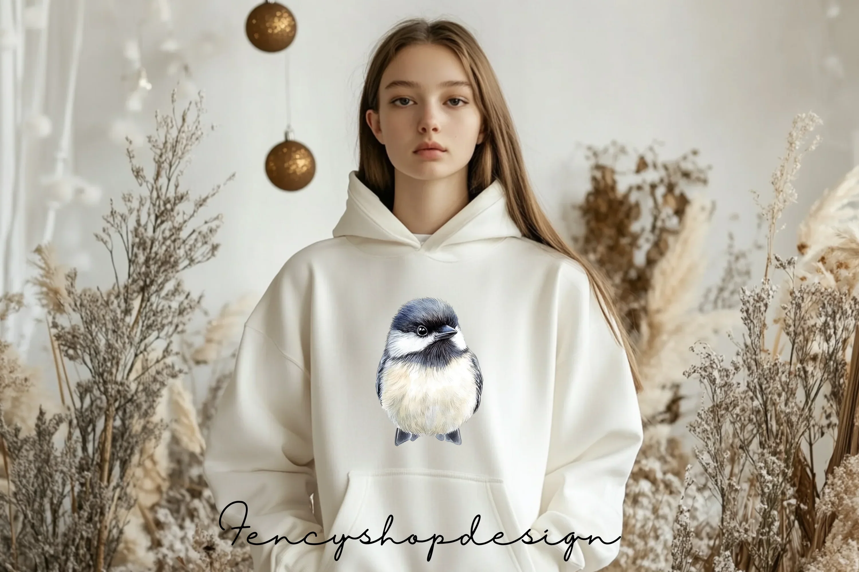 Cute Chickadee Bird Clipart Bundle - Image 5