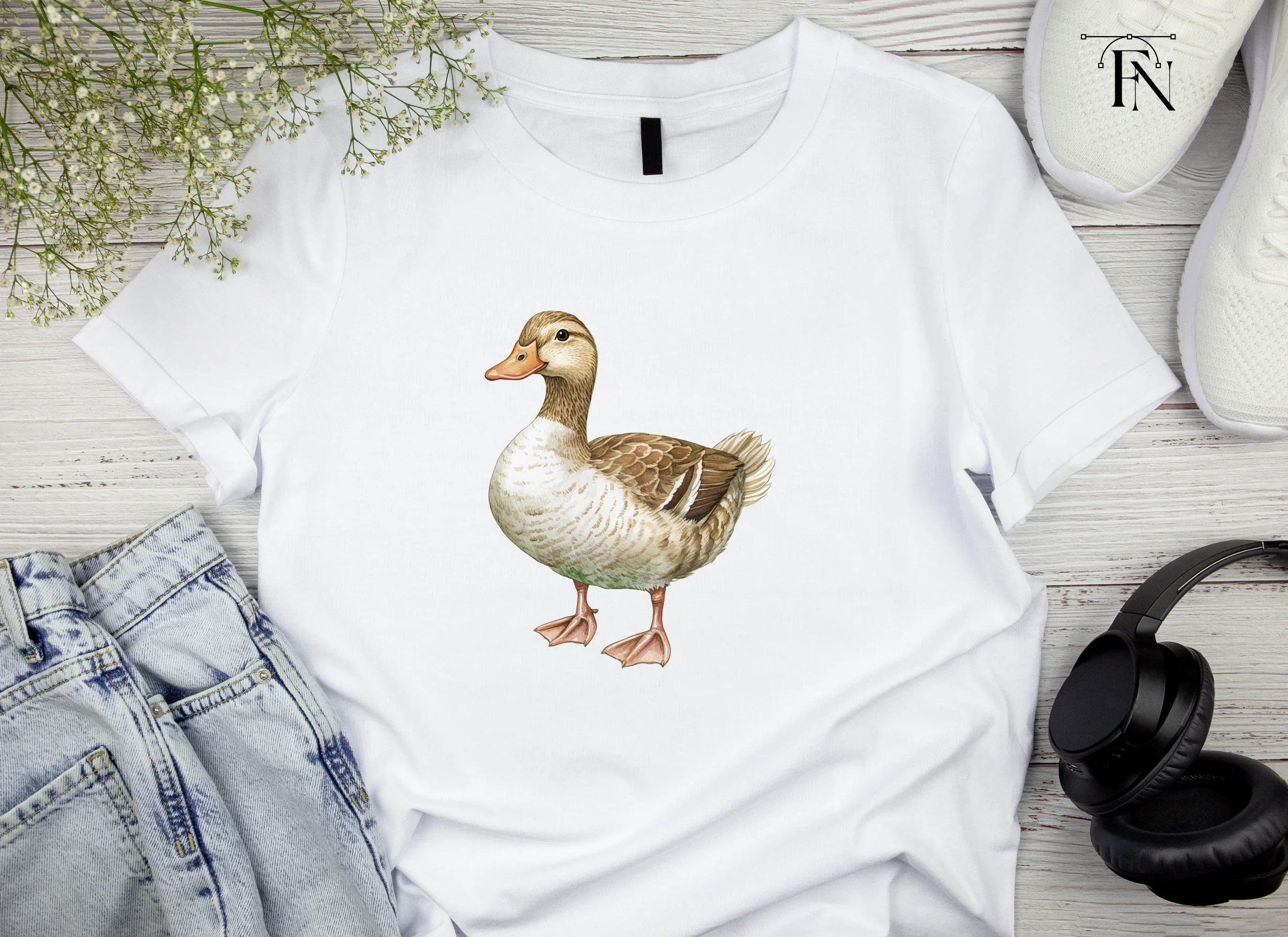 Cute Mallard Duck Clipart Bundle - Image 3