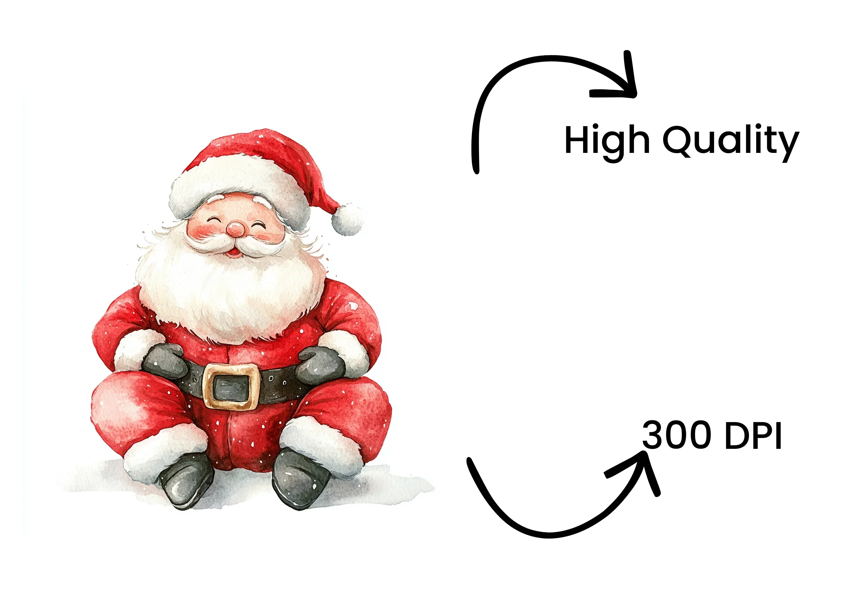 Cute Santa Claus Clipart Bundle - Image 4