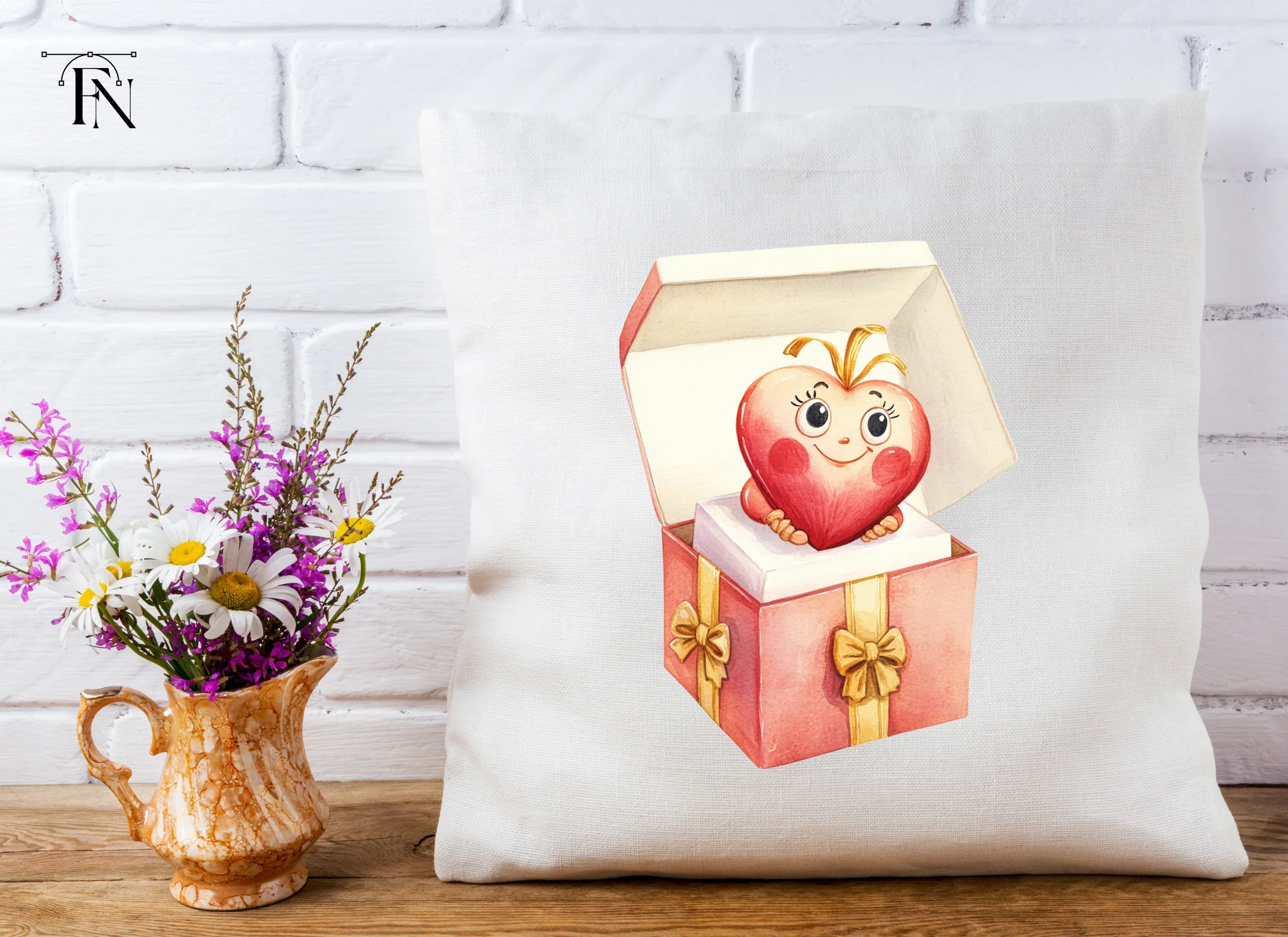 Heart in Gift Box Clipart Bundle - Image 4