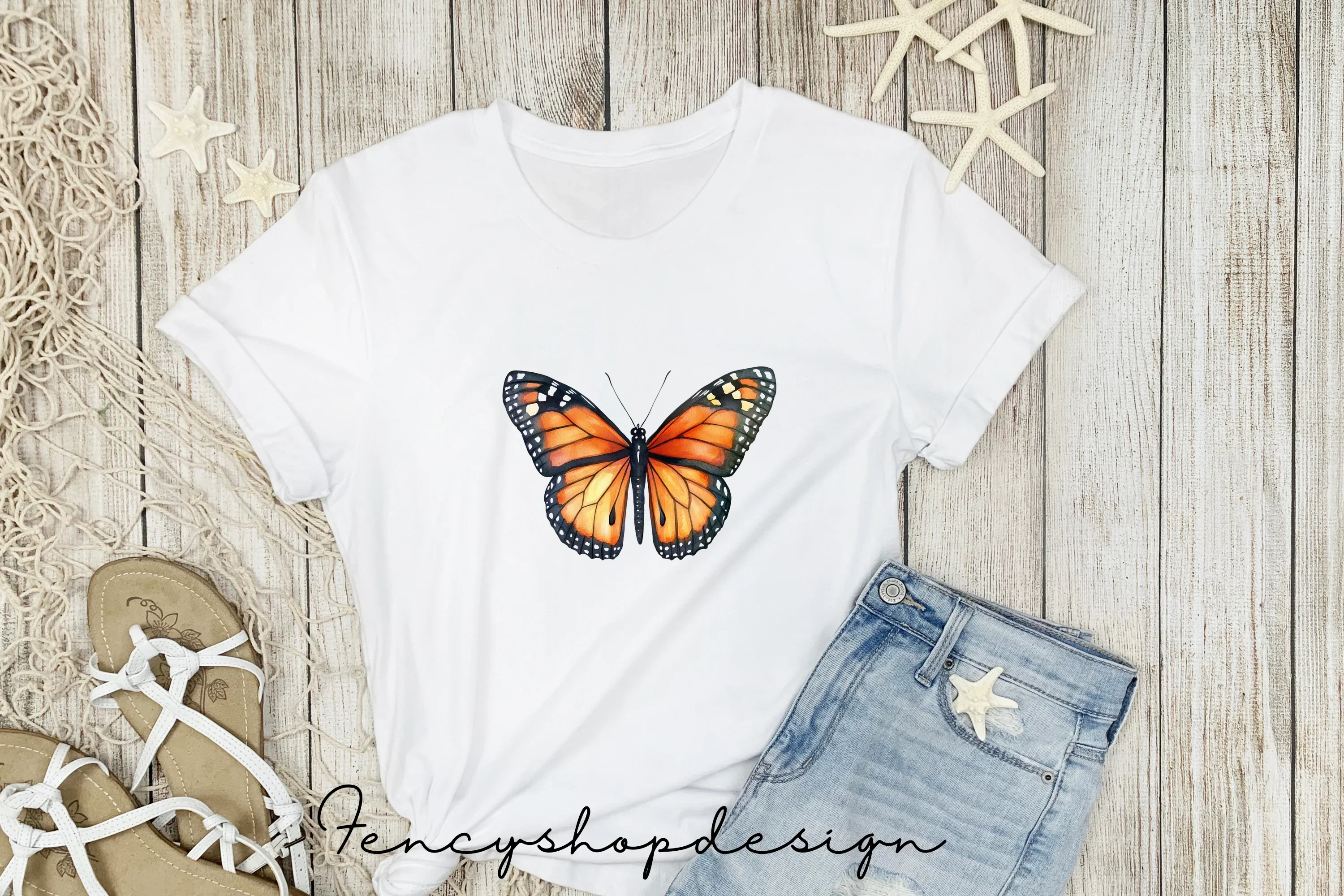 Monarch Butterfly Clipart Bundle - Image 4