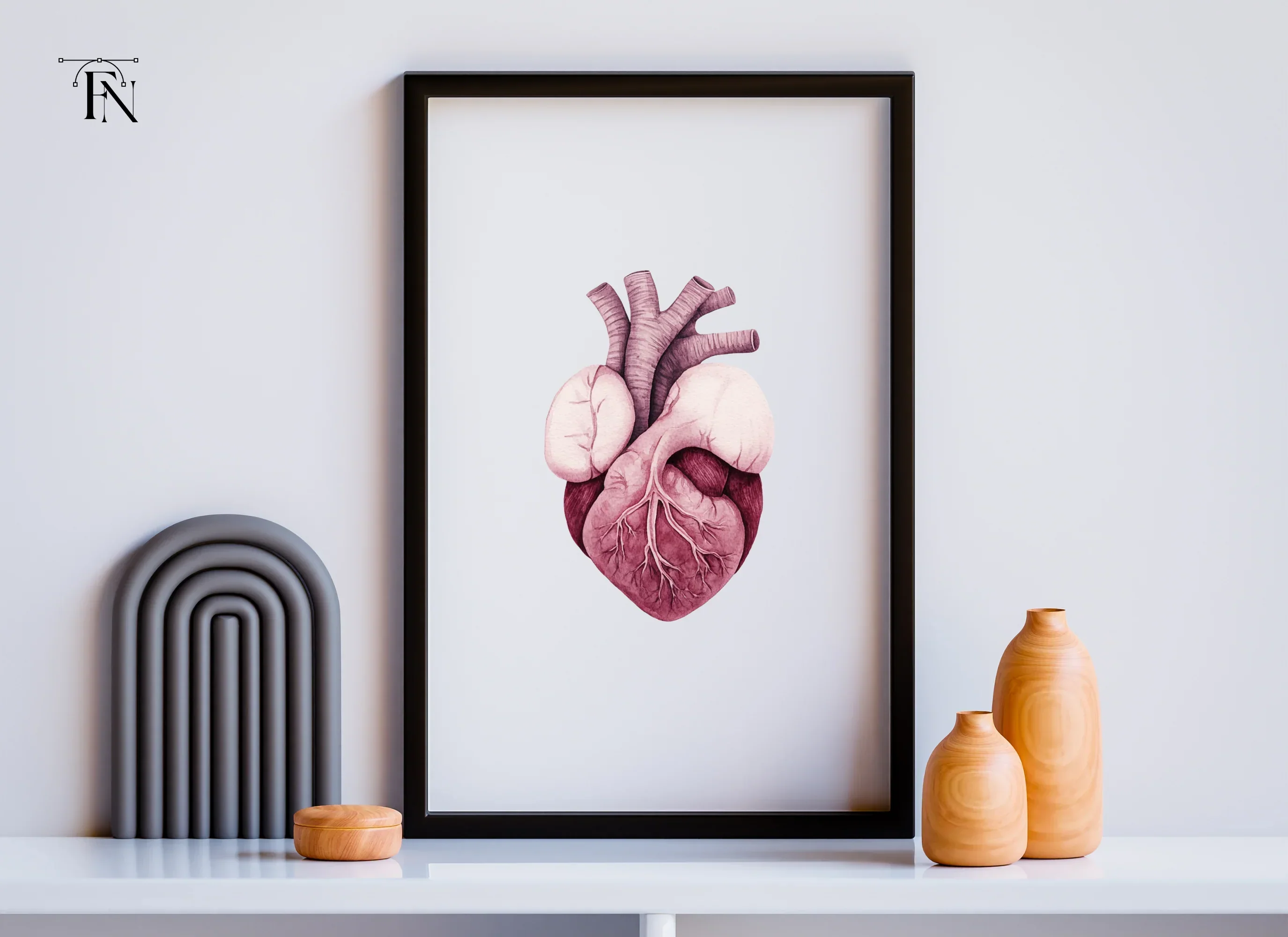 Realistic Human Heart Clipart Bundle - Image 5
