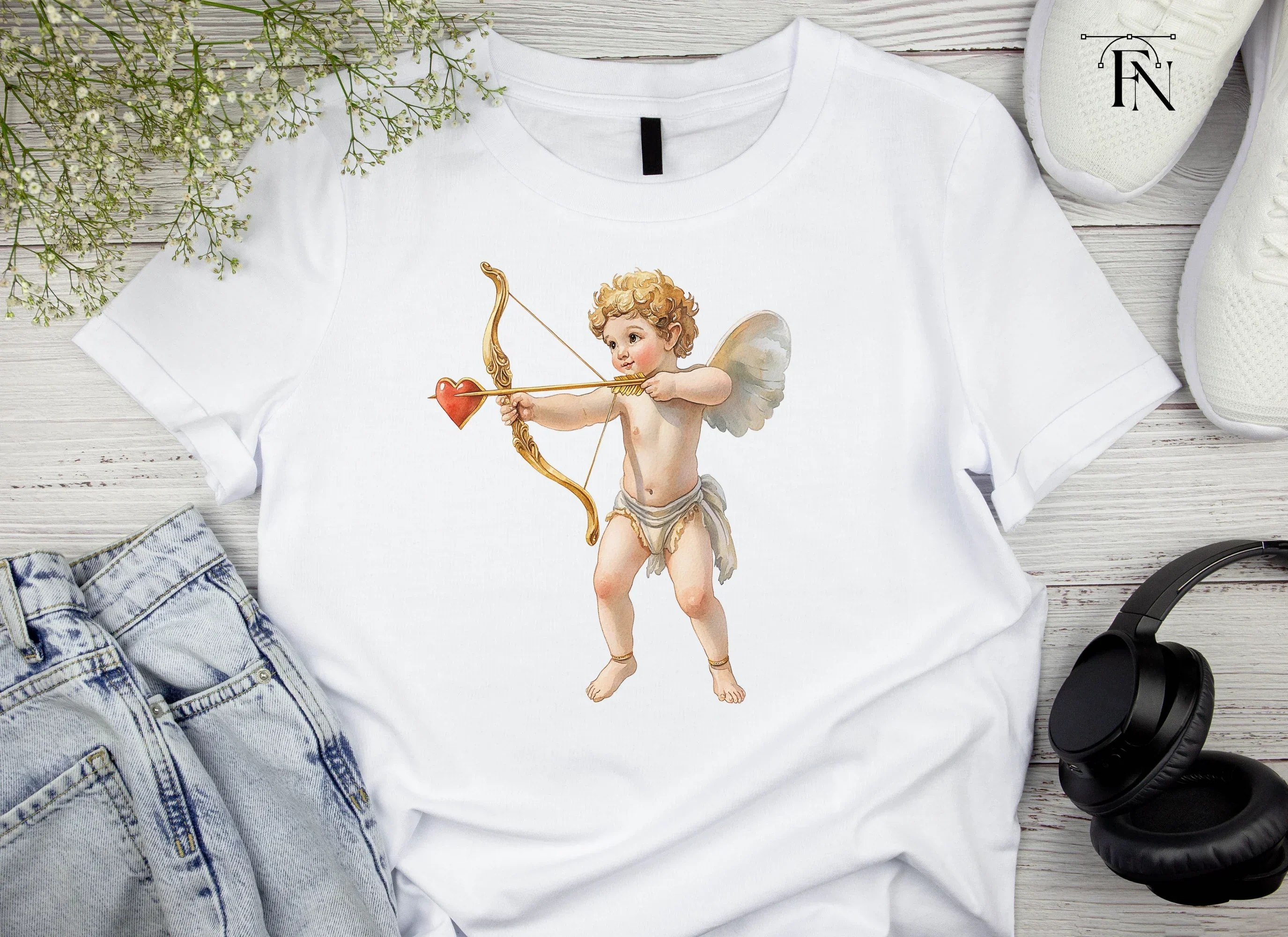 Vintage Cupid Clipart Bundle - Image 3